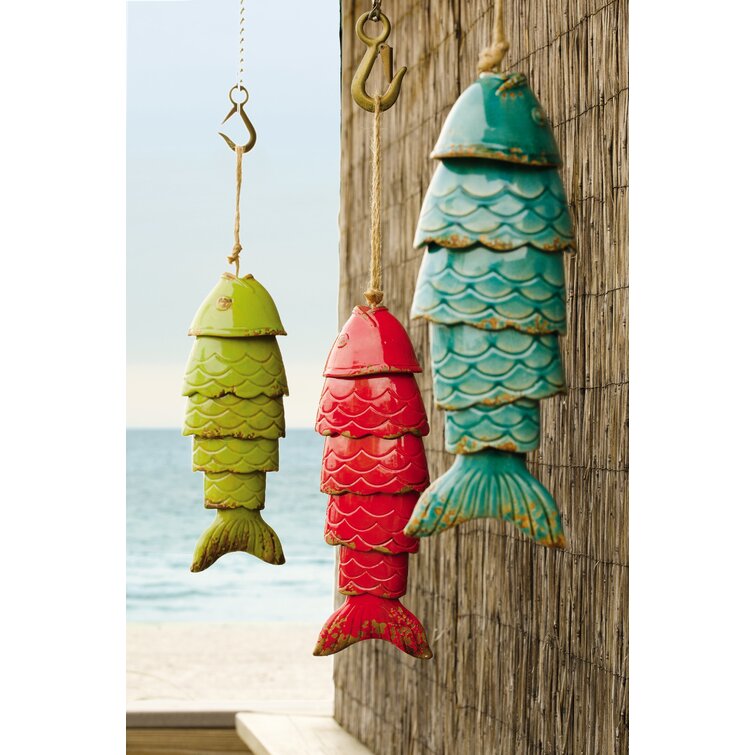Wind & Weather Weather Resistant Ceramic Nautical & Beach Wind Chime &  Reviews