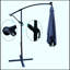 Parasol rectangulaire en porte-à-faux à leviers manivelle inclus 98,4 po x 98,4 po Ursulina-895684844