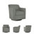 Bradney Upholstered Swivel Armchair-96679408