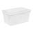 Sterilite Storage Box, Stackable Bin with Lid, Plastic Container to Organize Shoes and Crafts on Closet Shelves