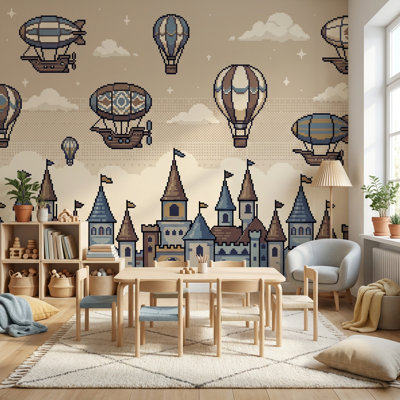Papier peint chateau