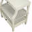 Antique White Nightstand with Pull-Out Tray and Storage Drawer