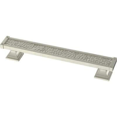 Poignée martelée 5 po nickel satiné