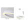 1-Light LED Ring Halo Pendant With Acrylic Diffuser