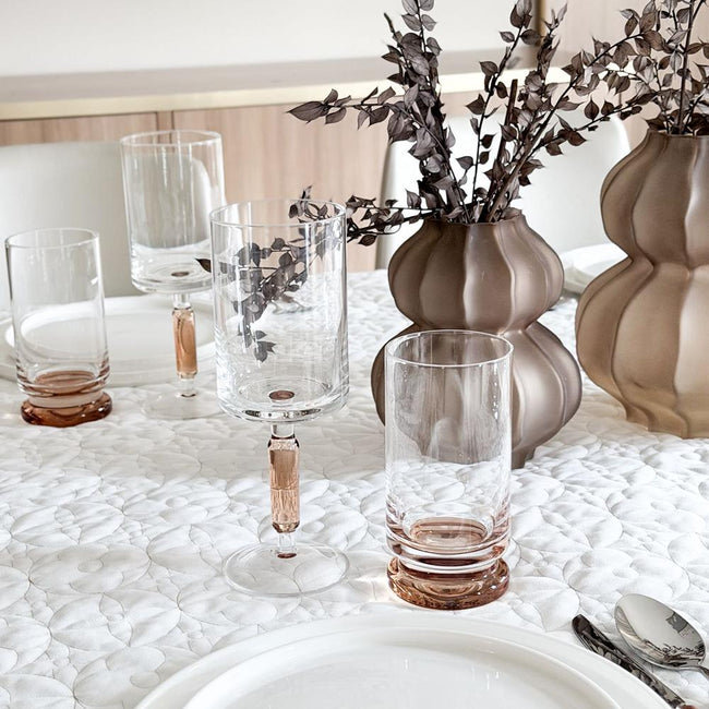 Highball Glass Set, Transparent et ambre