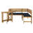 Ensemble de conversation modulaire 2 pièces pour balcon avec coussins Vana-29842195