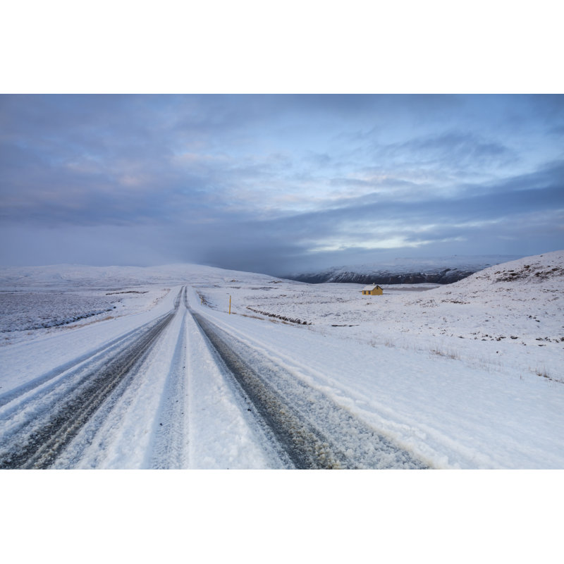 Boldt Winter Road - Wrapped Canvas Print, 61cm H x 91cm W x 3.8cm D