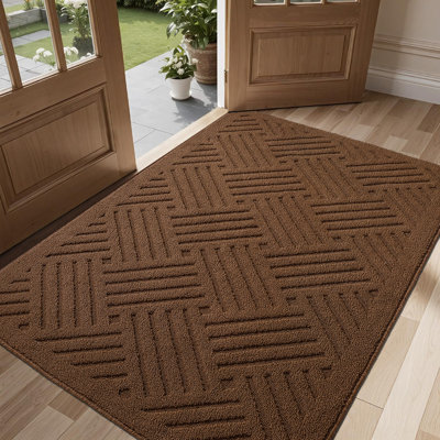 Wardlaw Non-Slip Indoor Outdoor Mat Super Absorbent Resist Dirt Entrance Rug