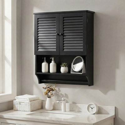 23.6" W Wall Mounted Bathroom Cabinet with 2 Doors