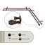 Ensemble de tringle à rideaux double et quincaillerie pour fenêtre d’angle Gravesend-1576499542-1576499533
