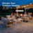 7-Person Aluminum Patio Sectional Conversation Set-127923440