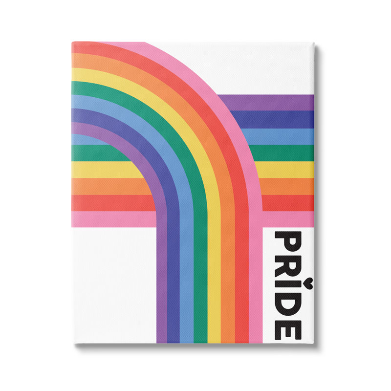 «Pride Rainbow Arch LGBTQ», impression sur toile, H 48 po x l 36 po x P 1,5 po