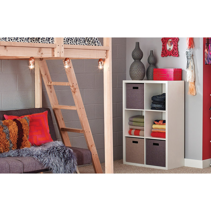 Decorative Storage 30" H X 43.98" W Cube Bookcase, Set Of 2