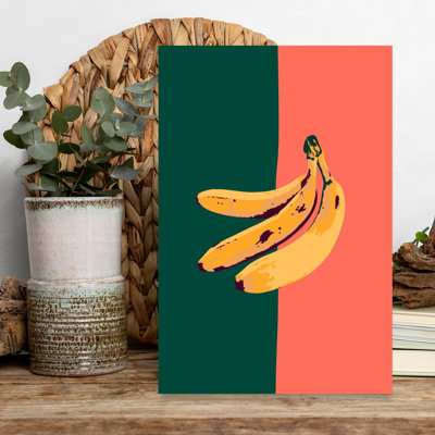 «Bann Bananes», impression abstraite et audacieuse sur un fruit contemporain