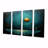 Zaylee - Space Landscapes Wall Art Decor Set 4 Piece-106423896
