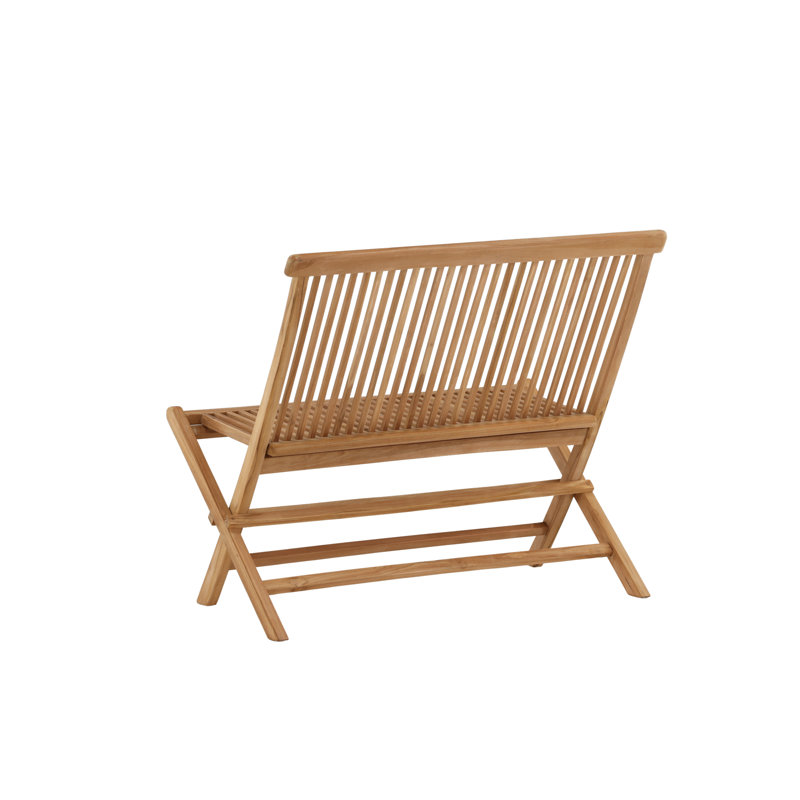 Machcinski Solid Wood Teak Outdoor Bench