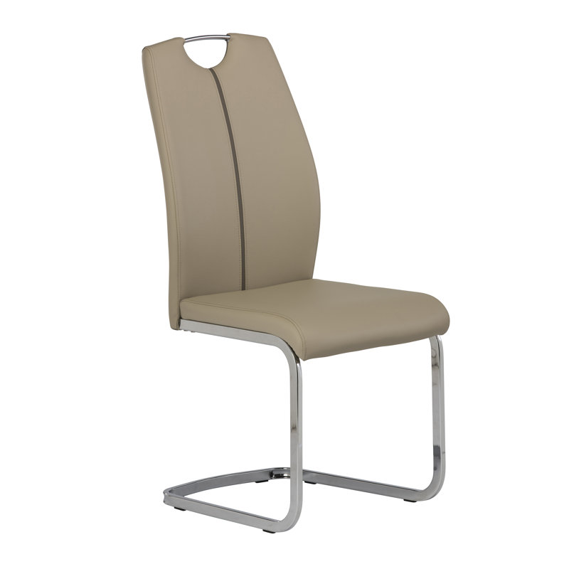 Ivanka 46cm H Upholstered Side Chair, Latte
