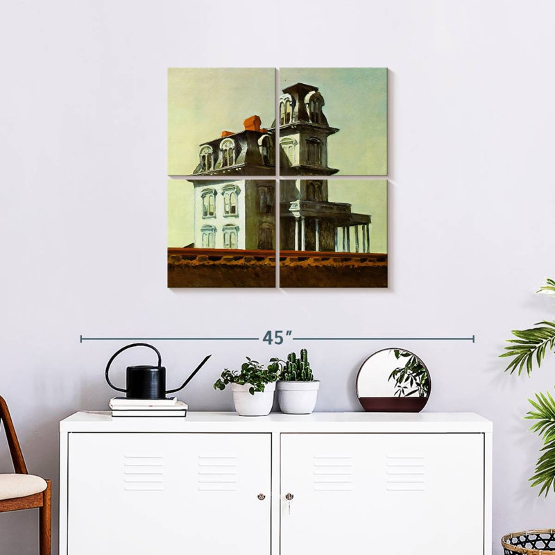 Lilie House By The Railroad, H 26 po x l 26 po