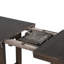 Table de salle à manger extensible 7 pièces Traditional avec rallonge papillon 12 po et 6 Chiars-1628524076-1628524073