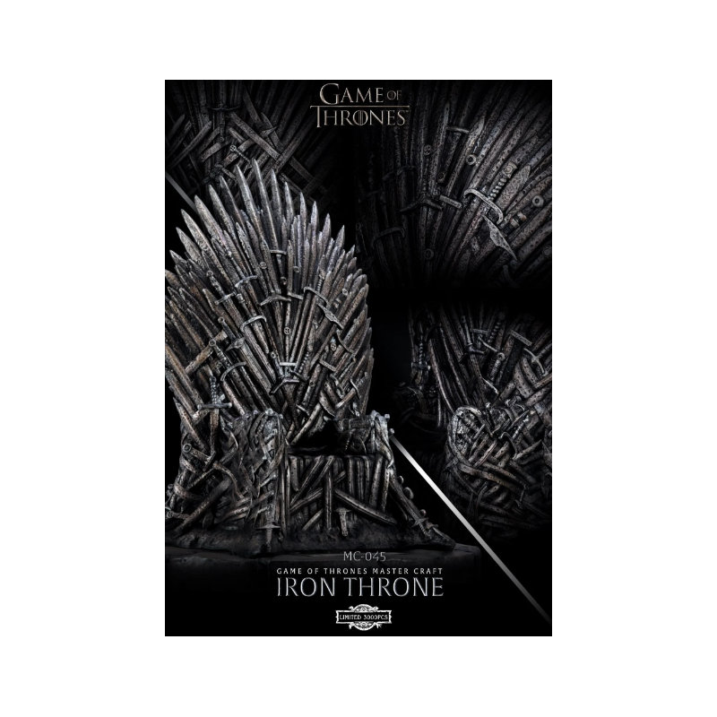 Game of Thrones Master Craft Iron Throne Table Top Statue