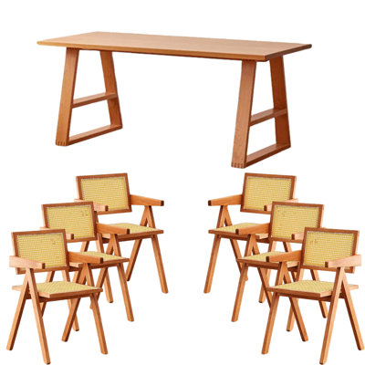 Ensemble de salle à manger rectangulaire