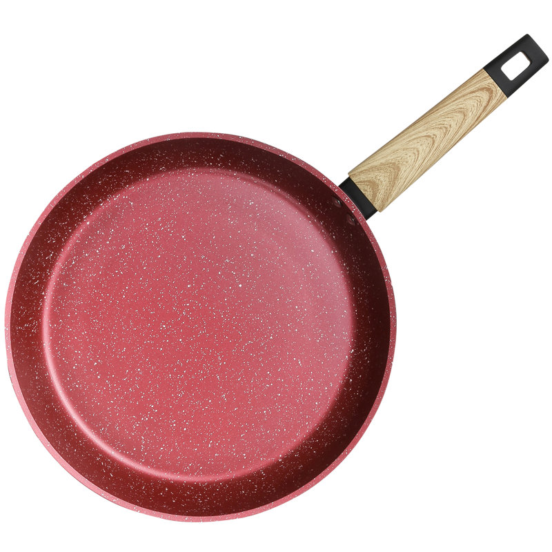 Poêle à crêpe antiadhésive en aluminium 12 po Art Of Kitchen, Rouge Canyon