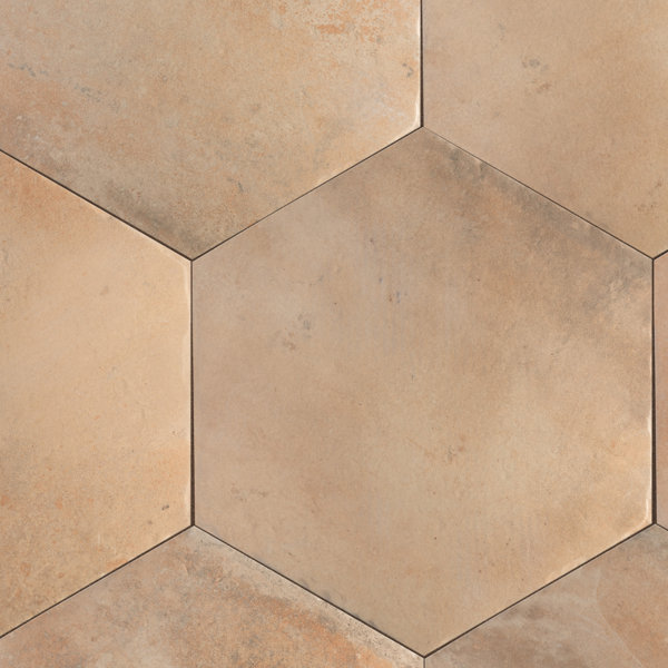 Americana Boston Hex 14-1/8 In. X 16-1/4 In. Porcelain Floor And Wall Tile