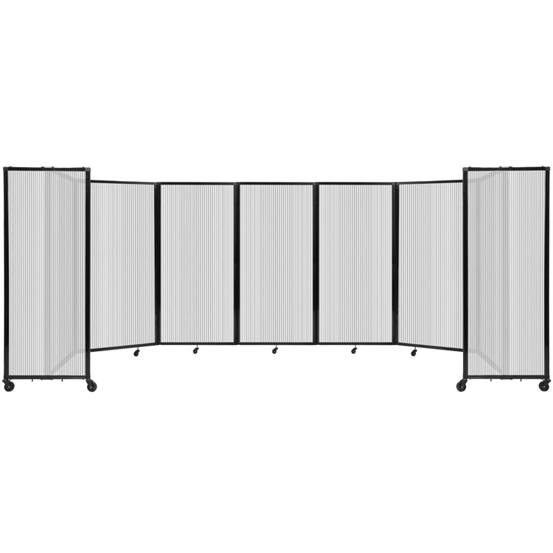 Cloison murale en polycarbonate 360, H 72 po x l 234 po, Transparent