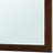 Azulai Brown Cherry 43.25 In. W X 38 In. H Modern Rectangle Wood Framed Mirror