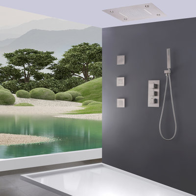 Complete Shower System with Rough-in Valve