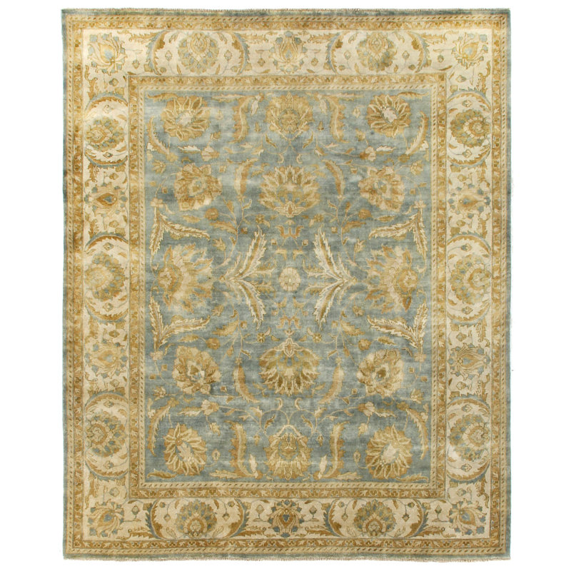 Antique Weave Oushak Wool Oriental Area Rug, Rectangle 13'6" x 17'6"