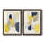 Papier, cadre noyer