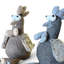 Fabric Chicken Decorative Doorstop - Hand Finished Animal Door Stopper, Stylish Fabric Home Door Holder & Practical Accessory