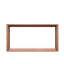 Console rectangulaire en placage de bois massif de 60 po, table de canapé large, table de canapé derrière et beaucoup de rangement-1478676124