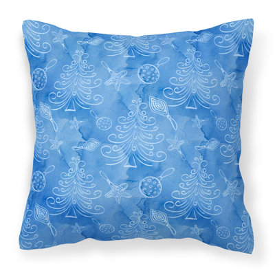 Floral Outdoor Throw Pillow