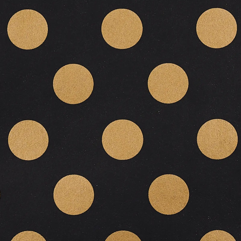 Papier peint Schumacher x Cristina Buckley Lady, Noir / doré