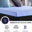 Très grand matelas de 12 pouces avec mousse de latex et ressorts pour un sommeil profond relaxant