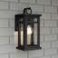 Lanterne murale d'extérieur noire Moira-849207297