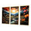 «Yellow Enchanted Meadows Fantasy IV - Art abstrait paysage mural»-739222754-739222755