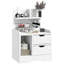 40cm W Manufactured Wood Bedside Table