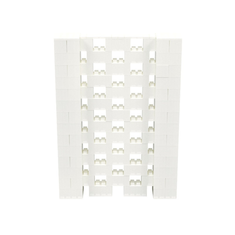 Ensemble mural Everblock, H 84 po x l 60 po x P 12 po, Translucide