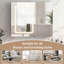 W H Wall Mounted Optional Medicine Cabinet Mirror 4