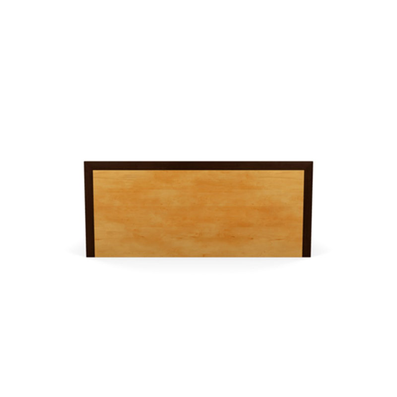 Moduluxe Upholstered Bed, Onyx, California King, Natural Walnut