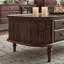 Table basse à 6 tiroirs en noyer-1361022396
