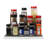 Freestanding Spice Rack with Adjustable Racks