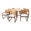 Venice 9 - Piece Solid Wood Dining Set-617395117