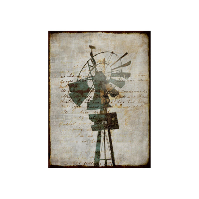 Wind Power I Print by Sofia Fox, Outdoor, 63" H x 47" W x 1.5" D