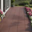 Carreaux de terrasse en plastique emboîtables - paquet de 44, plancher imperméable toutes saisons 12 po x 12 po, matériau PP pour terrasse / balcon de cour / piscine, brun