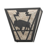 2 - Light Flush Mounted Sconce
