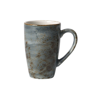 Grande tasse de couleur bleu